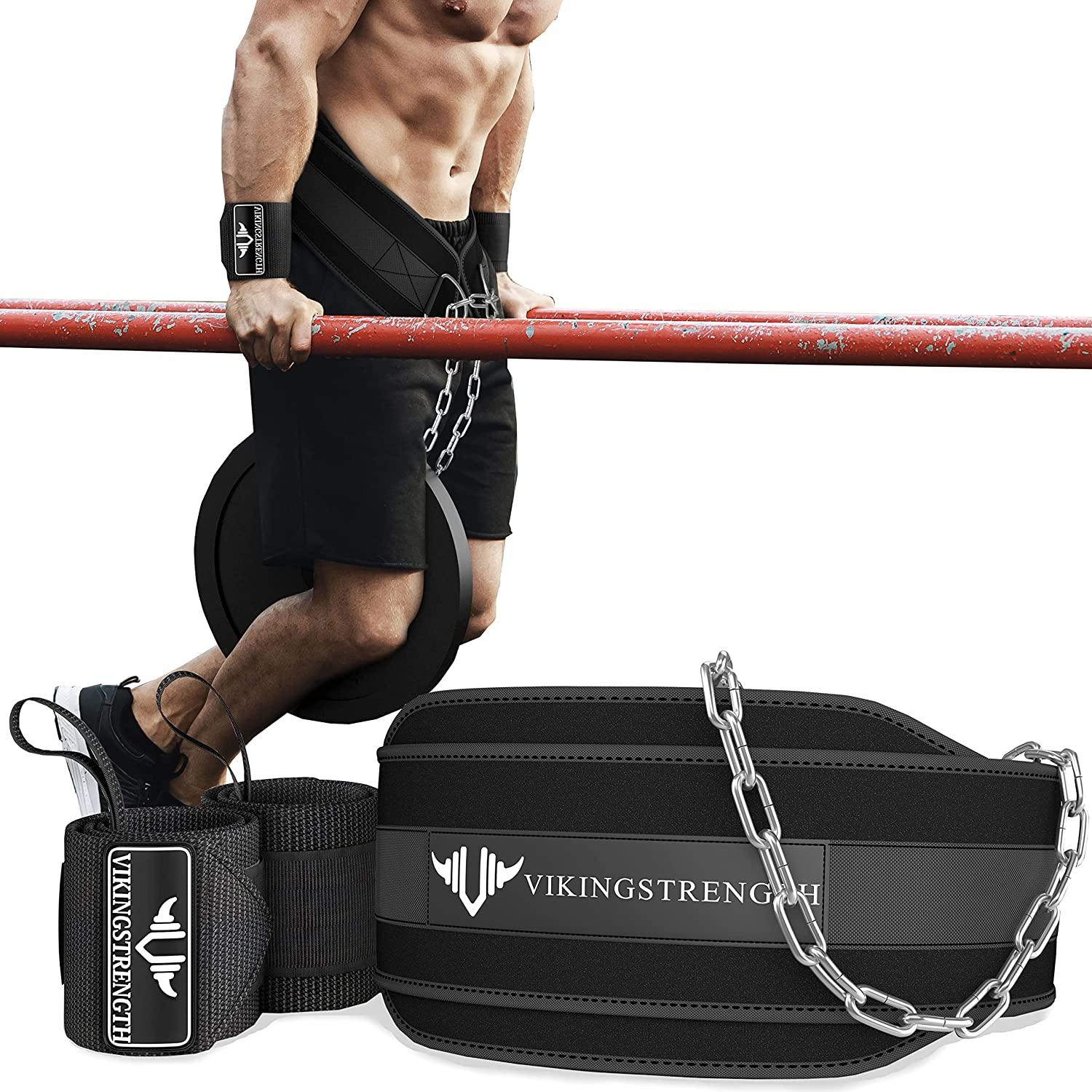 Dip Belt, includes Wrist Wraps - Vikingstrength