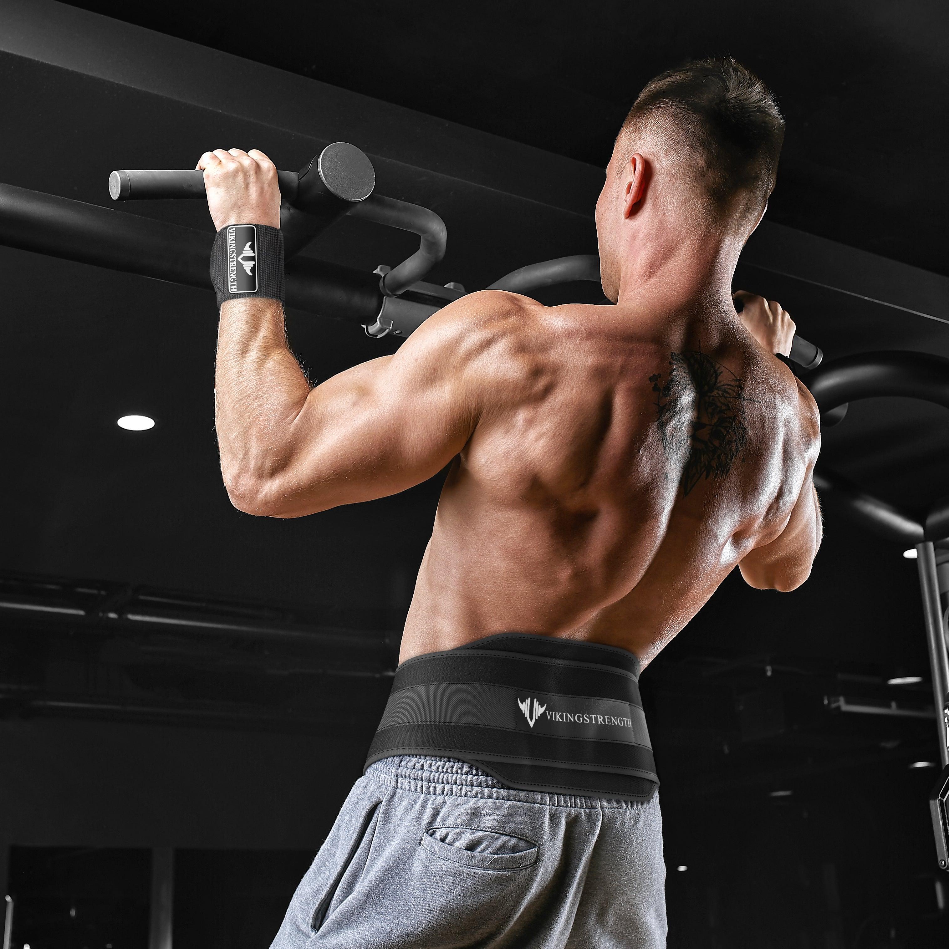 Dip Belt, includes Wrist Wraps - Vikingstrength