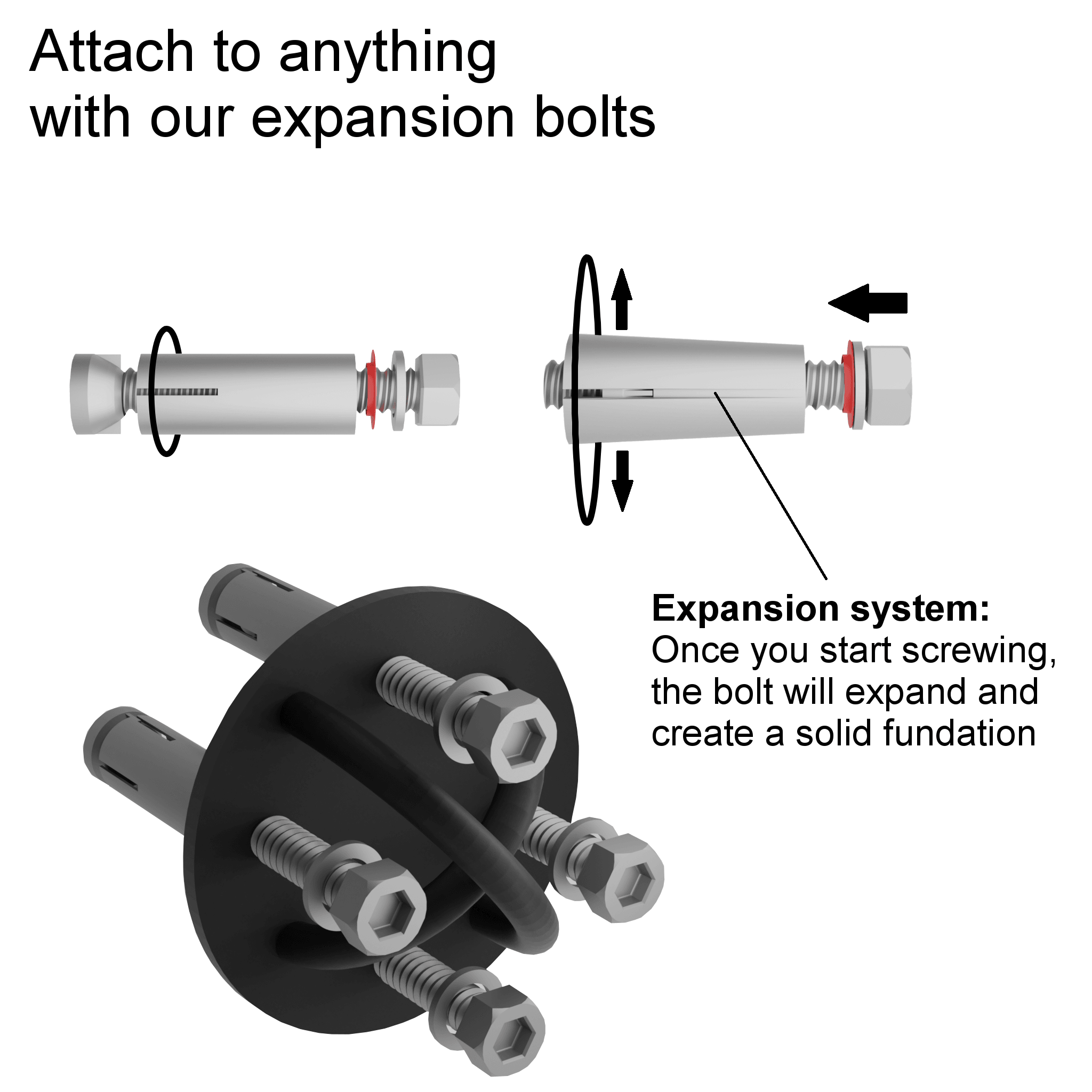Ceiling Anchor Battle Rope Anchor - Vikingstrength