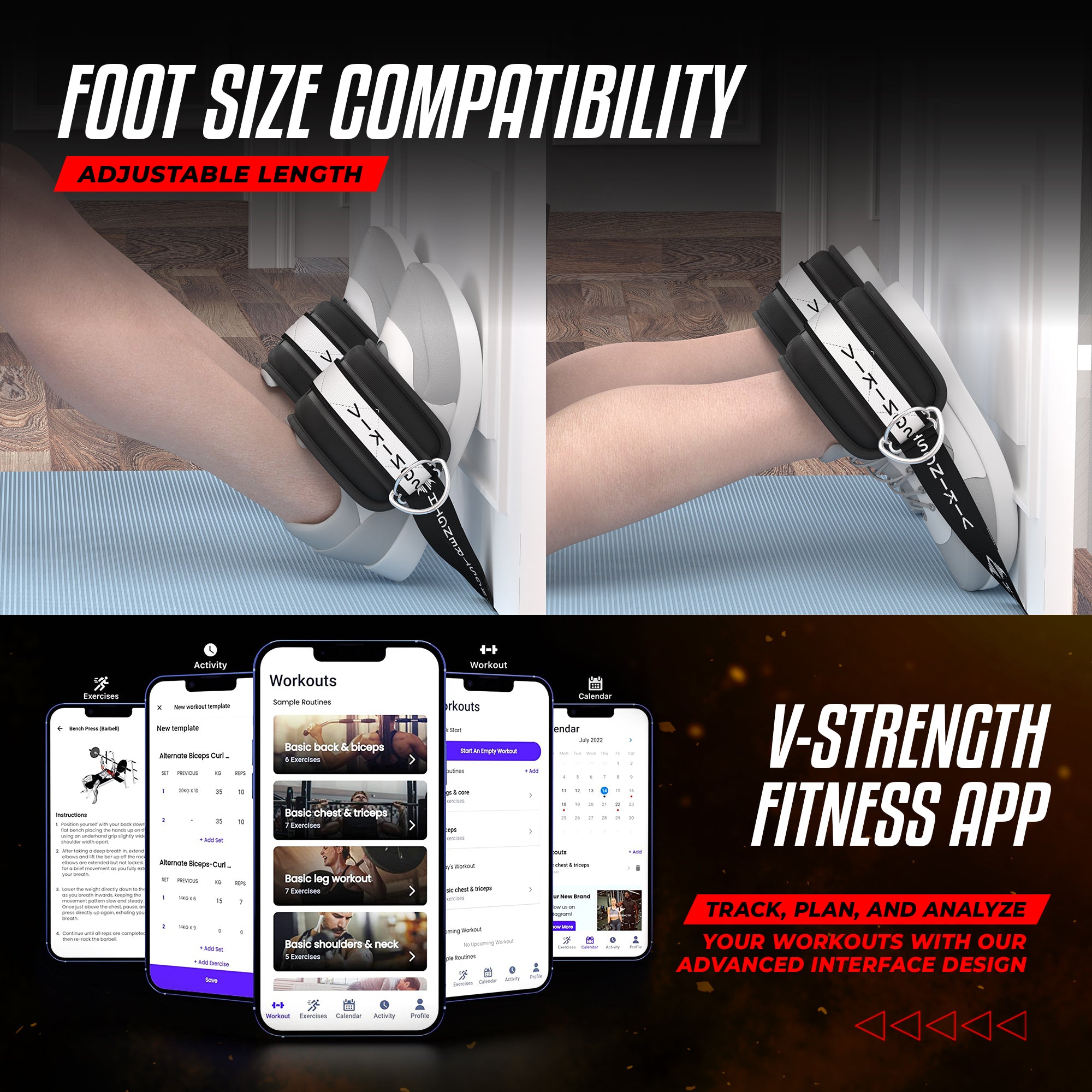 Nordic Hamstring Curl Asisstant Strap - Vikingstrength