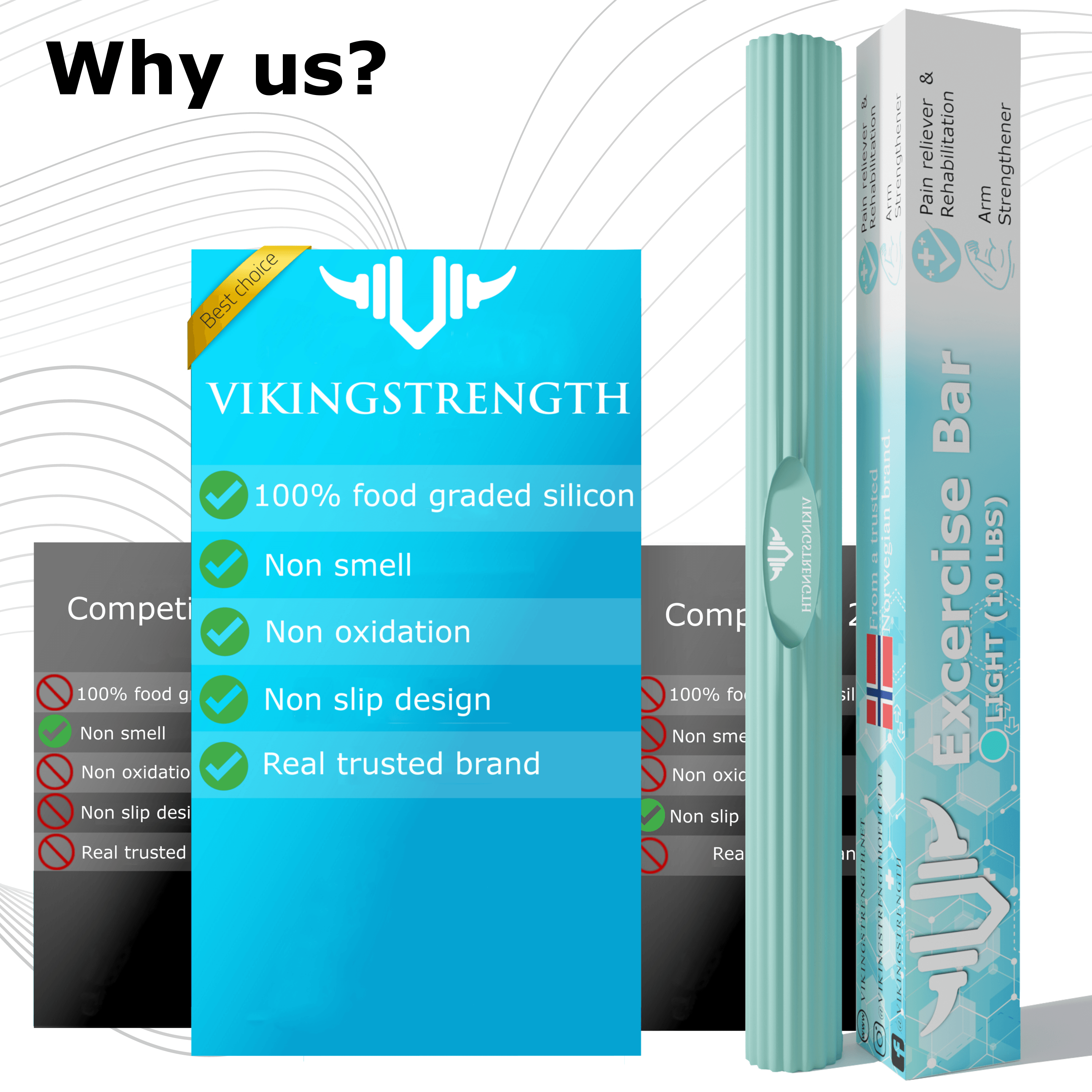 Flexbar for Physical Therapy - Vikingstrength