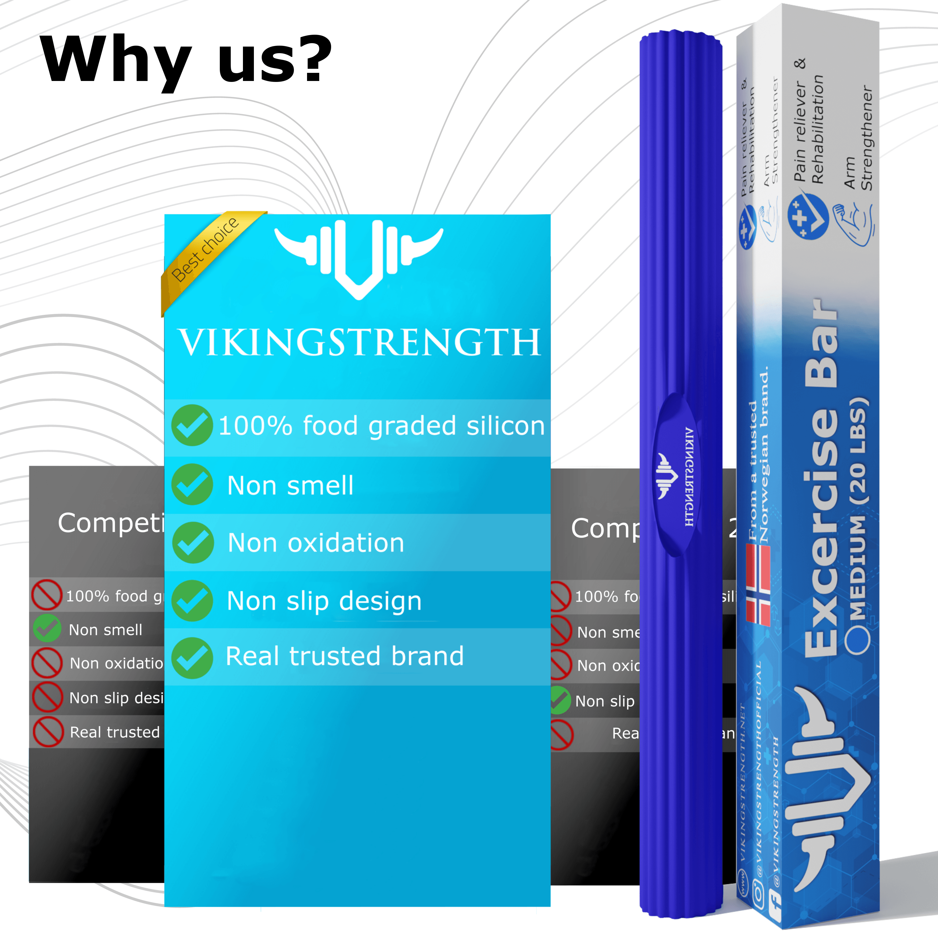 Flexbar for Physical Therapy - Vikingstrength